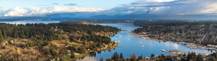 Landscape photo of Gig Harbor, Washington state