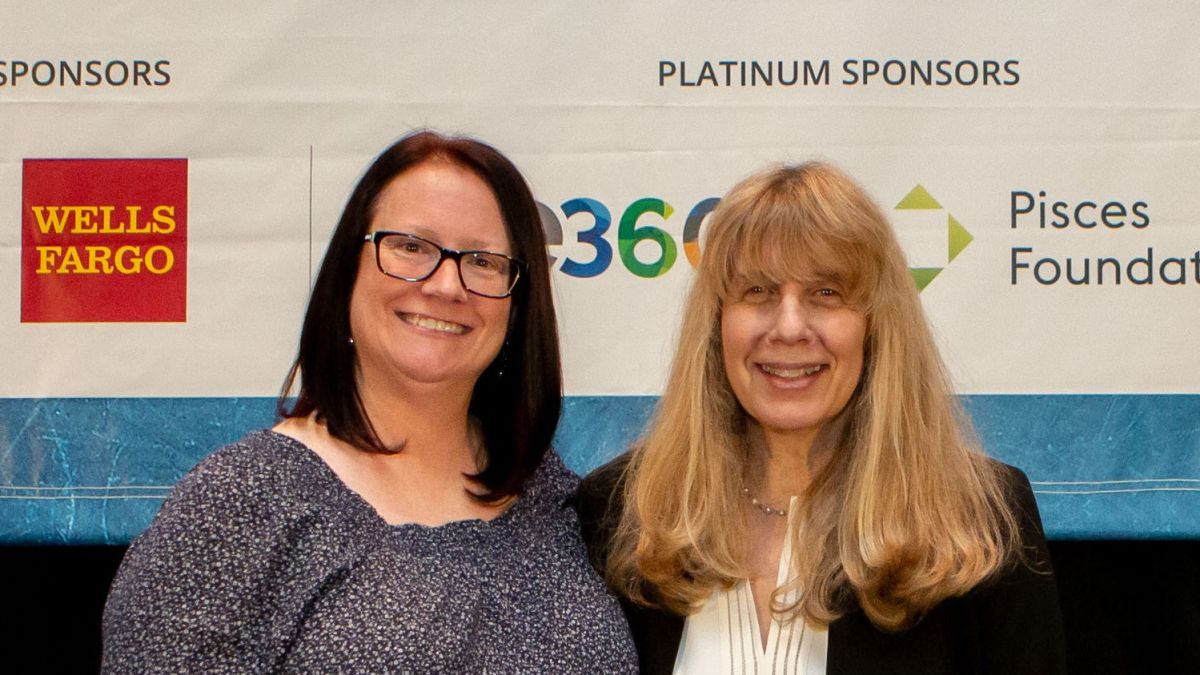 Brenda Metcalf, 2019 Jeske award winner and Judy Braus