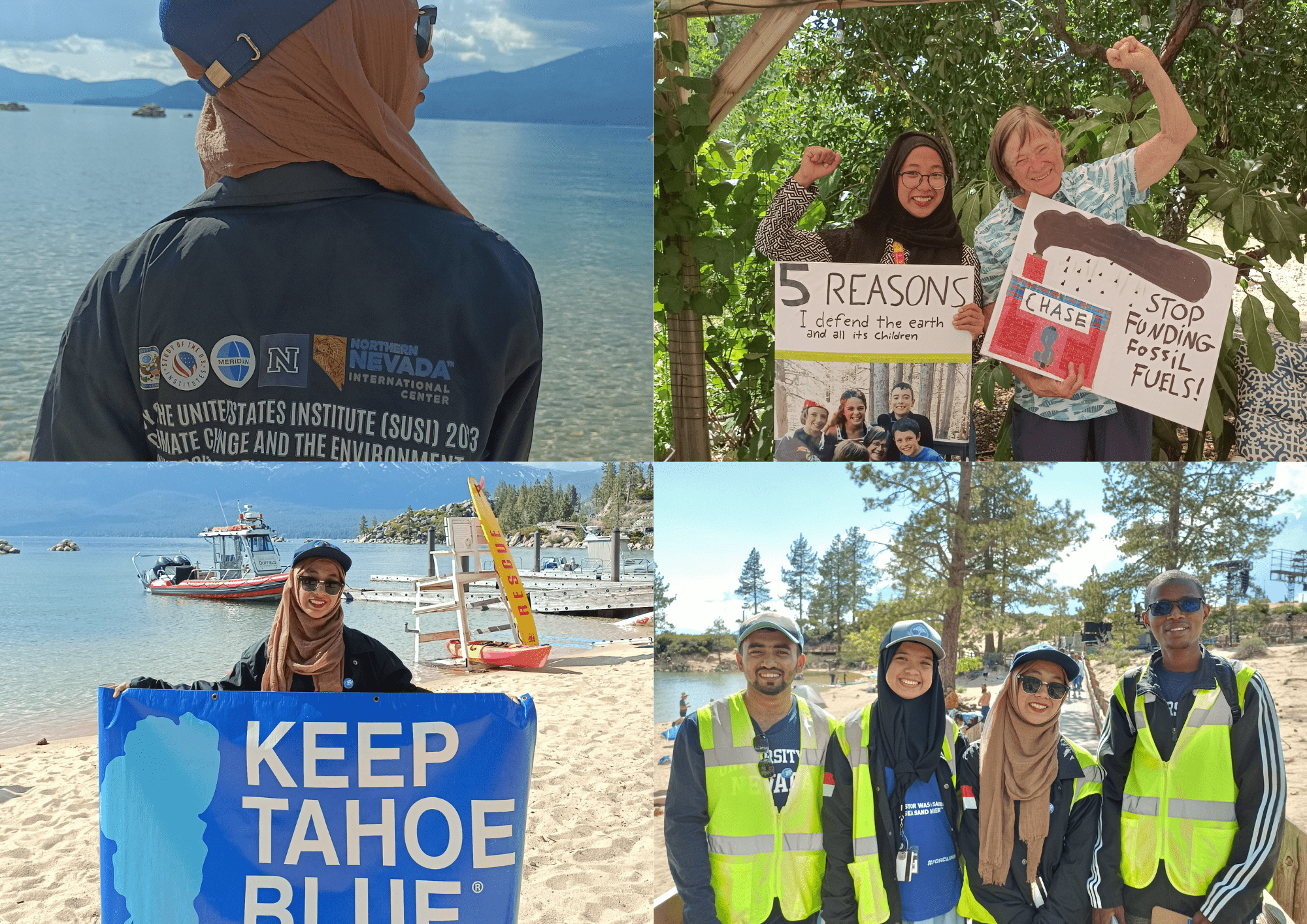  Samintang participated as a fellow in the Study of the United States Institutes for Global Student Leaders on Climate Change and the Environment in Nevada, United States of America.