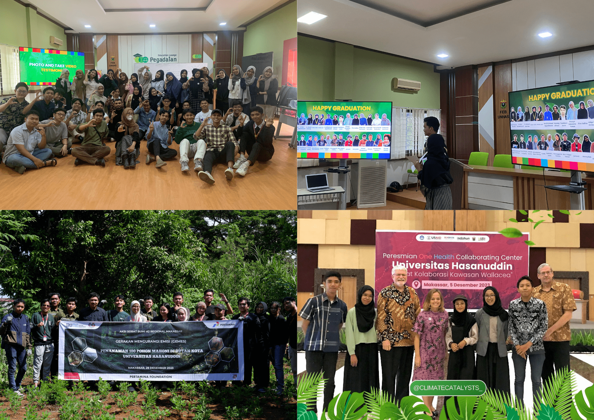 Samintang, Founder of Climate Catalysts, and her team launched the Climate Catalysts Fellowship Programme for 30+ Eastern Indonesian youth, offering climate curriculum, courses, case studies, and action initiatives to tackle climate issues from grassroots levels.