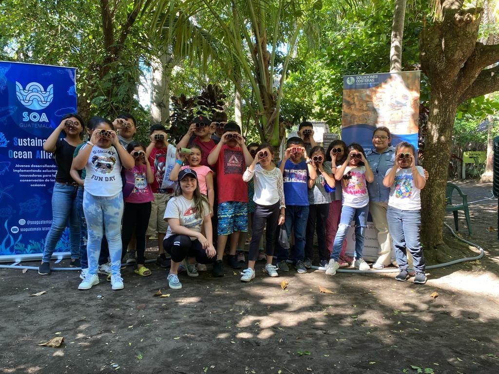 Implementation of a vacation course about marine-life conservation and Ocean Literacy Principles in a coastal community in Guatemala.