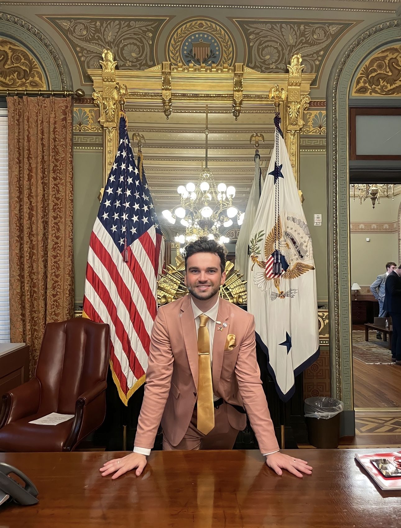 Luke in Vice President Kamala Harris's Office