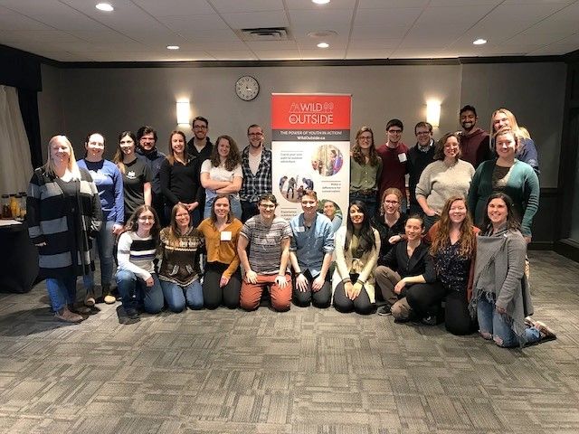  Group photo at WILD Outside staff training with CWF.