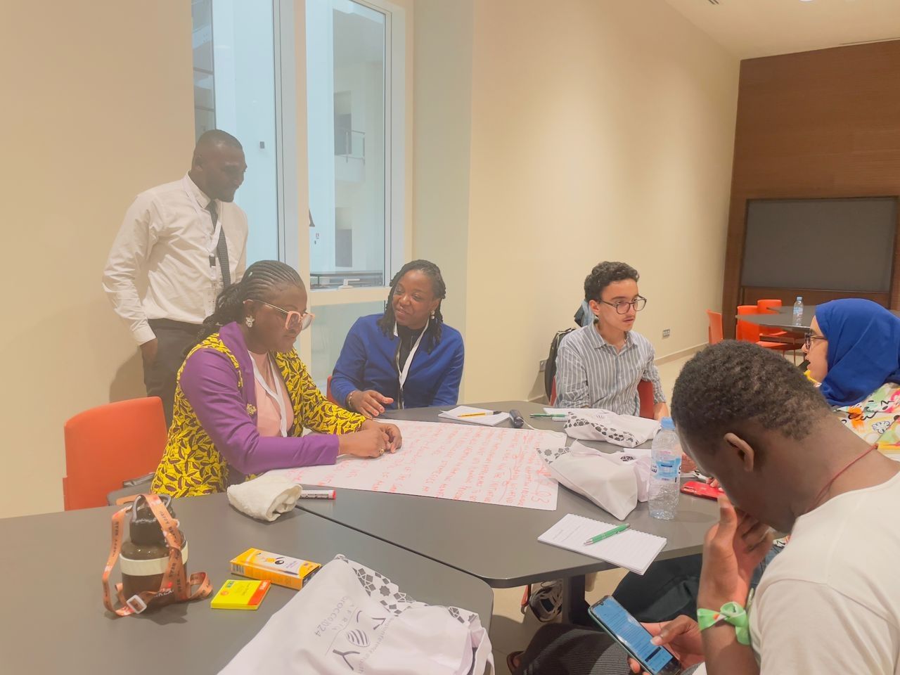 Margaret engages stakeholders in a focus group discussion on adaptation and resilience amongst communities.