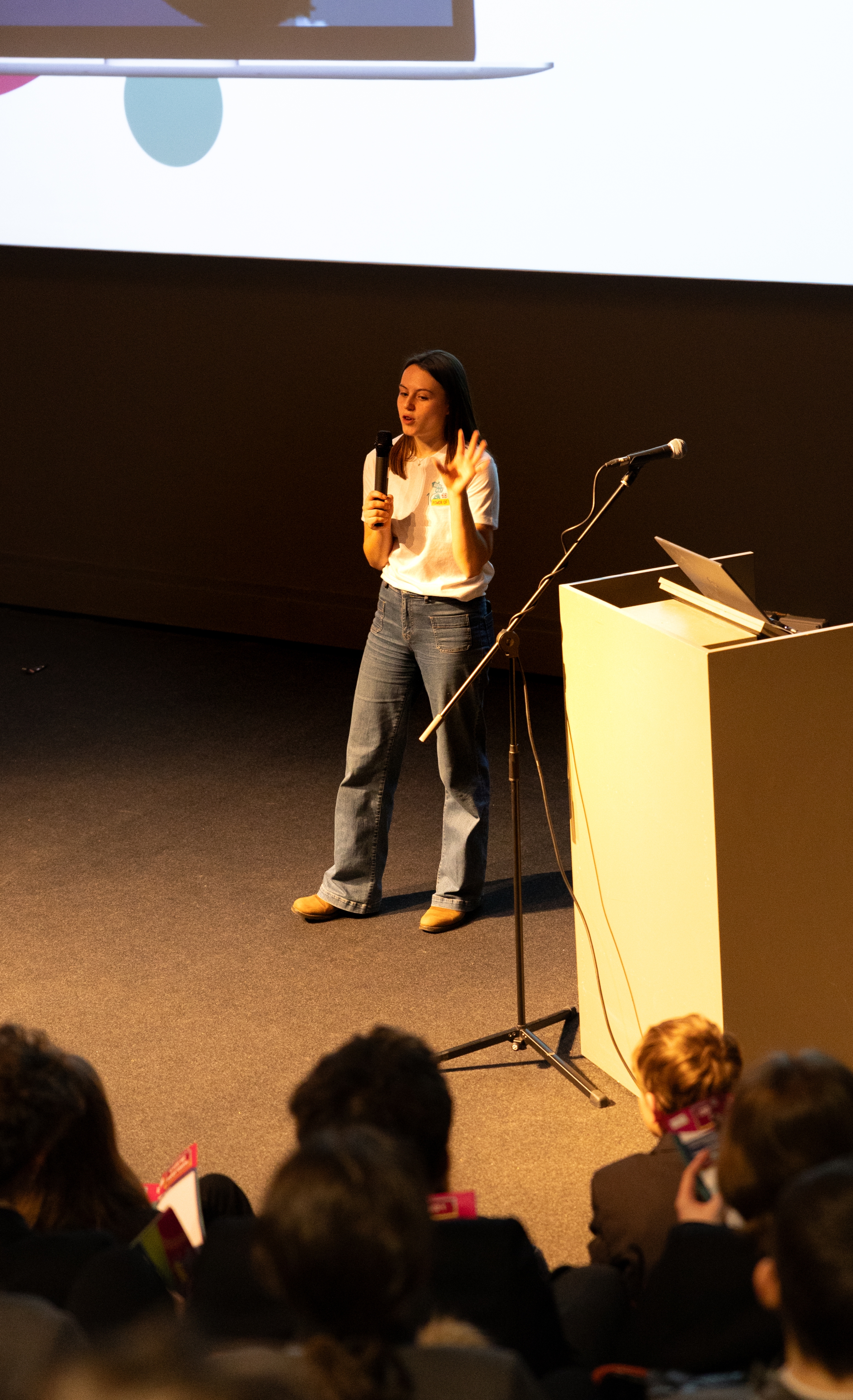 Amy gives a keynote at the Power of 10 festival organised by Another Way- the biggest ever youth climate event in Cumbria