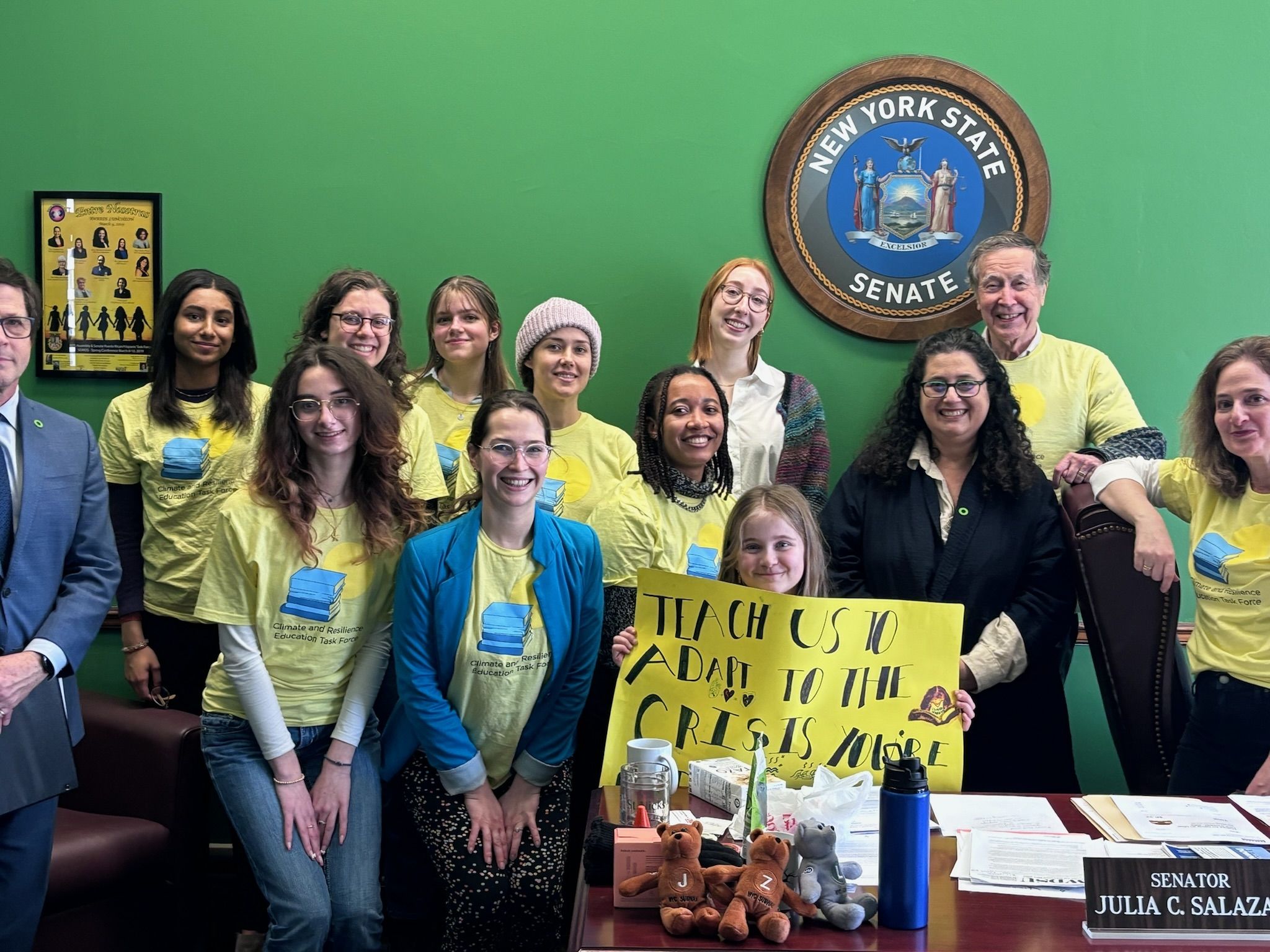  kier, through Next100, lobbying with fellow students around the need for a statewide climate education in all Pre-K-12 schools under the Climate Resilience and Education Task Force (CRETF). 