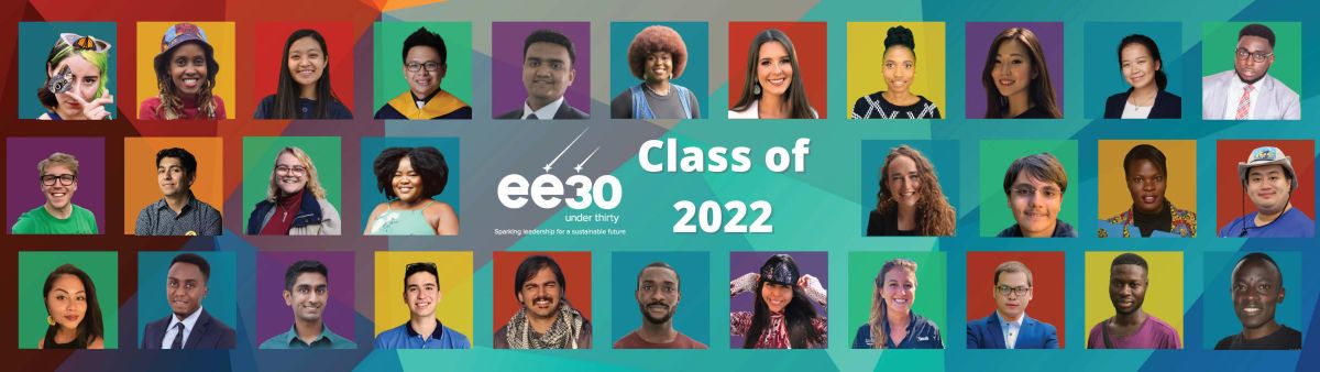 Class photo of 2022 EE 30 Under 30 cohort