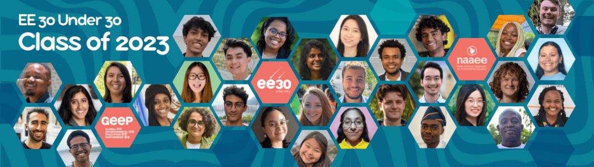Thirty-one smiling faces represent the 2023 EE 30 Under 30 cohort.