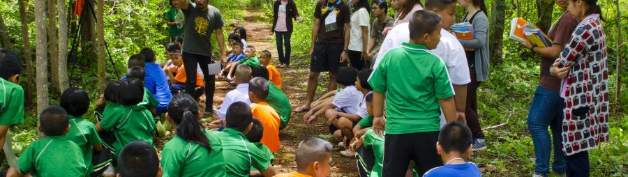 people learning in outdoor setting eeCapacity T3 fellows