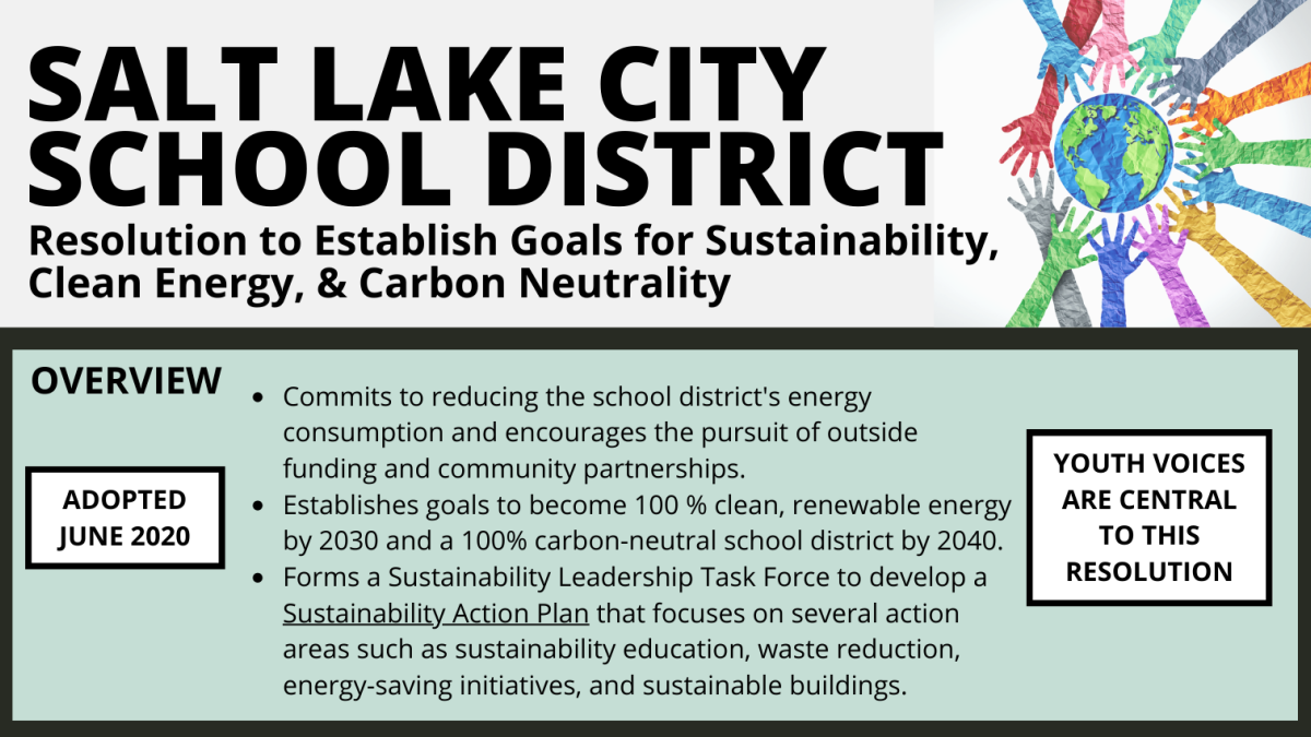 Salt Lake City School District Sustainability Resolution