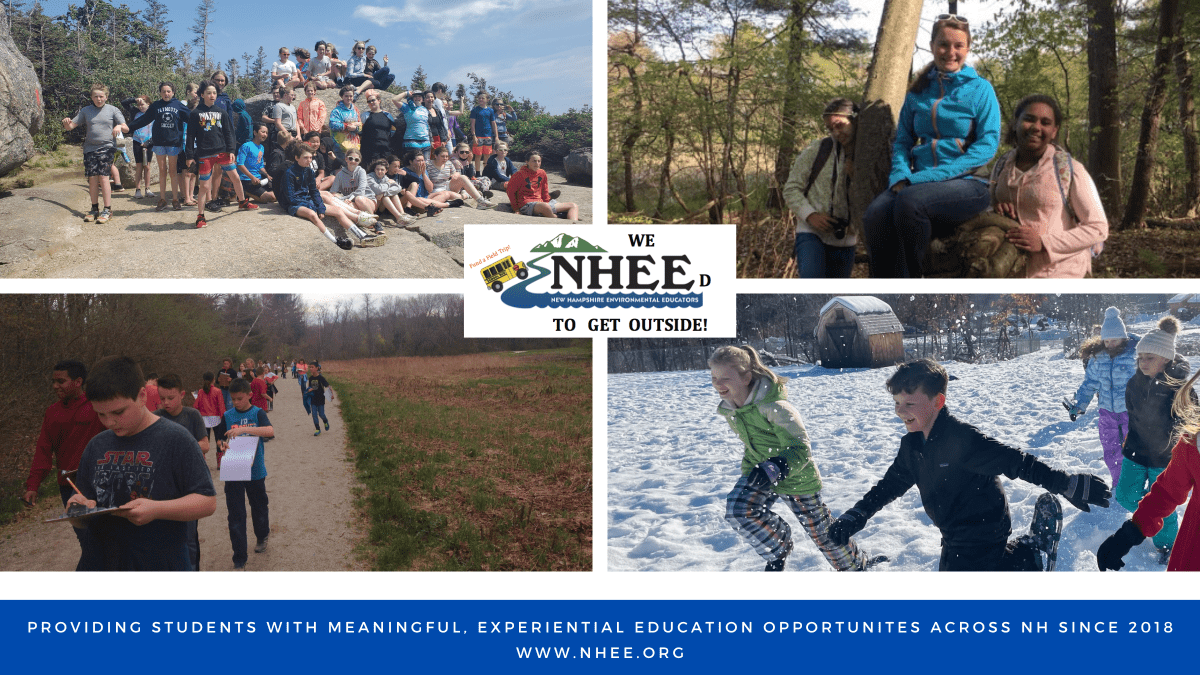 Photos of students playing outside.