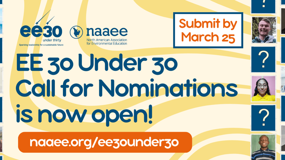 The 2024 EE 30U30 Call for Nominations is now open! Submit by March 25!