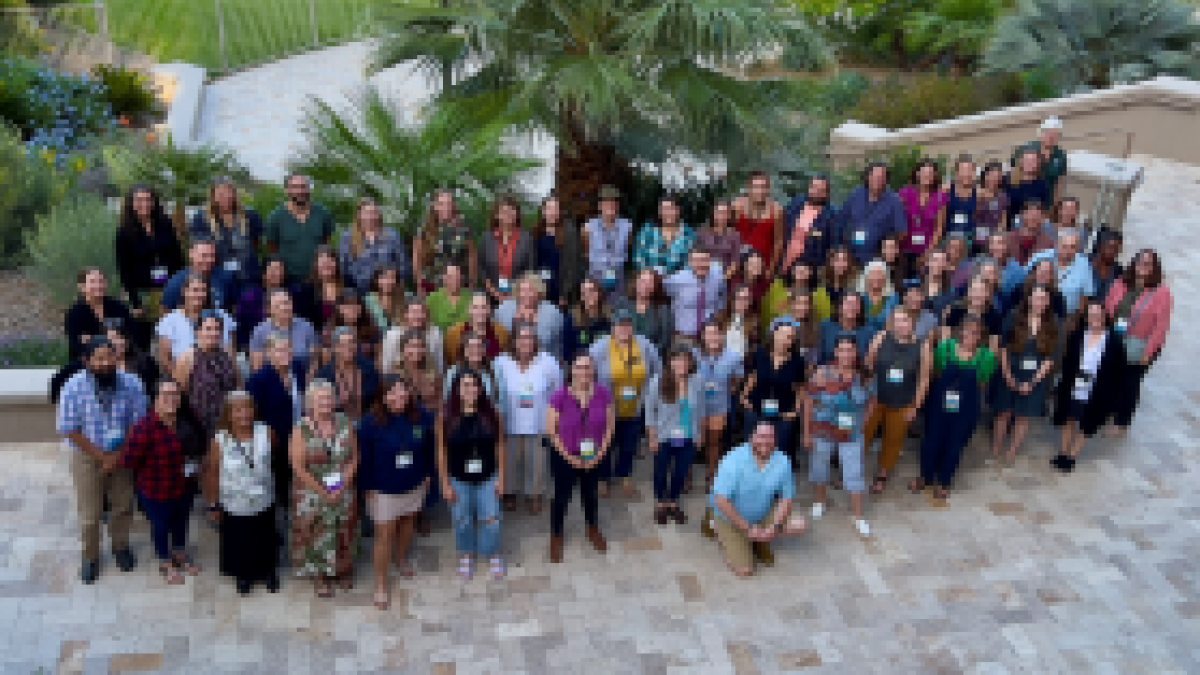 A group photo of the NAAEE Affiliate Group at the NAAEE Conference in 2022