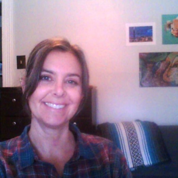 Woman smiling