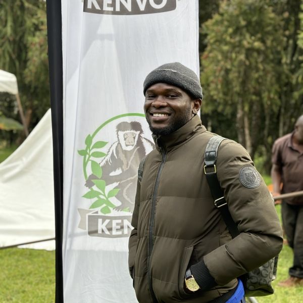 Man standing smiling 