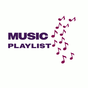 "Music Playlist" with musical notes on the right