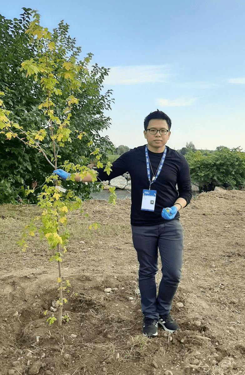 John Leo Algo tree planting