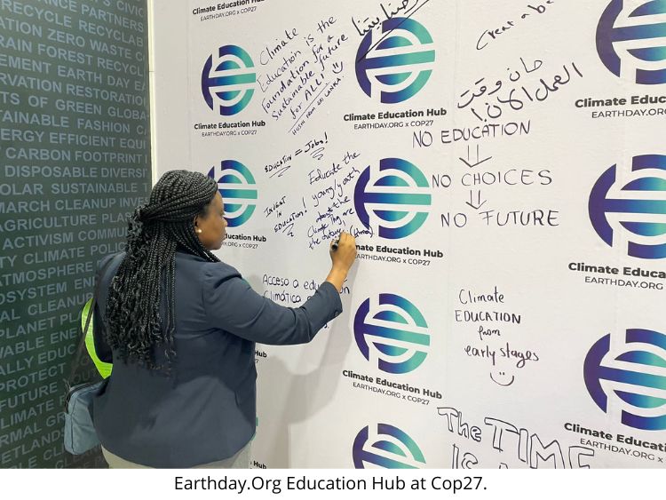 EarthDay Education Hub at COP 27