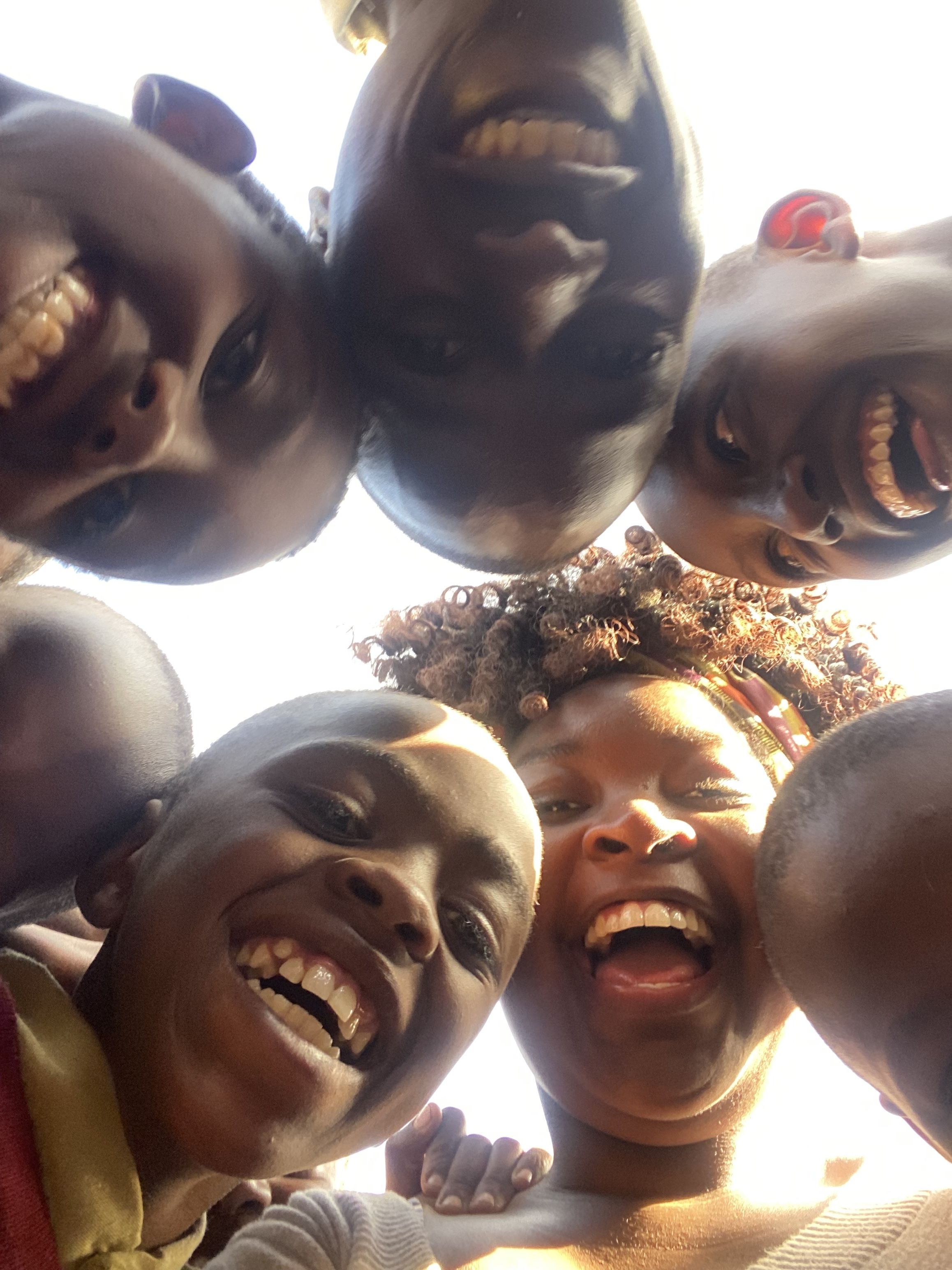 Selfie time after a conservation class with club members from Kimanjo Primary School.