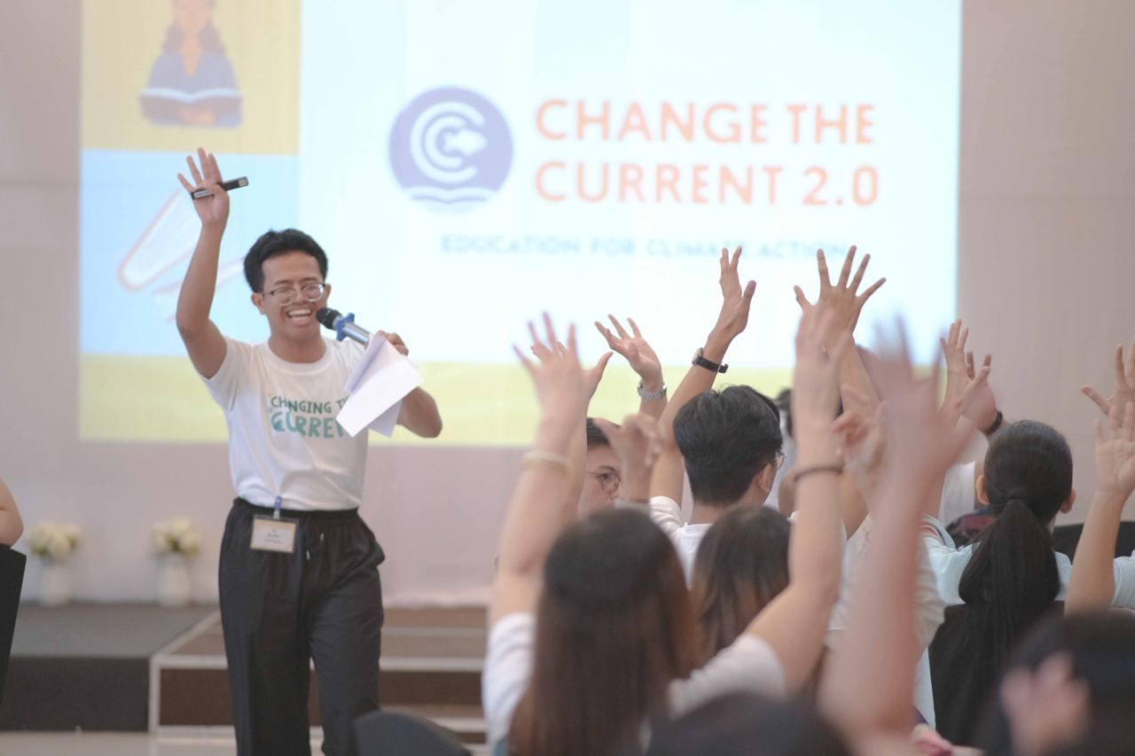 Jude is part of Save Philippine Seas' Change the Current: Education for climate Action Workshop for public school teachers as program facilitator. 