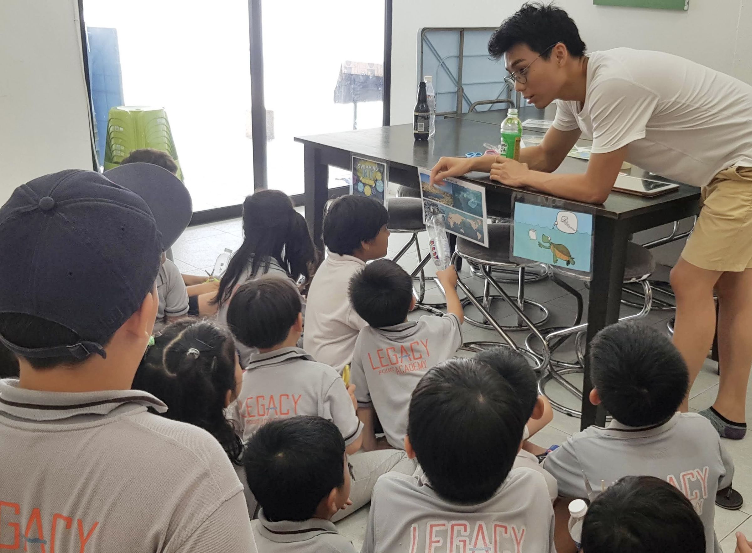 Educating children on plastic pollution and local environmentalism