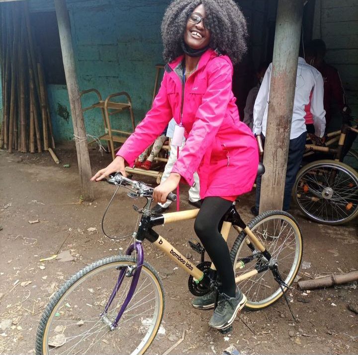 Wendy Omanga in Addis Ababa on a bamboo study tour hosted by INBAR. Credit: Moonlight Initiative ltd. 