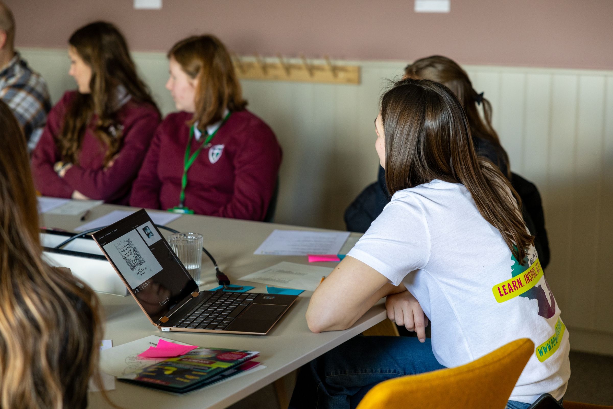 Amy runs an eco-anxiety workshop for schoolchildren