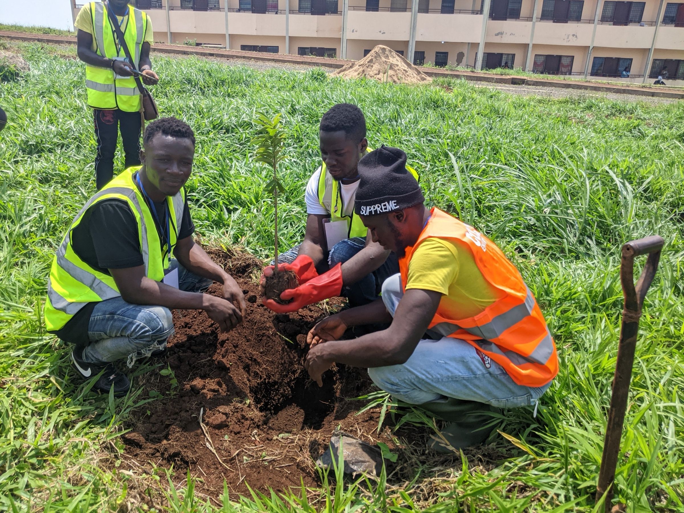 Birndze leading environmental education through tree planting and environmental conservation 