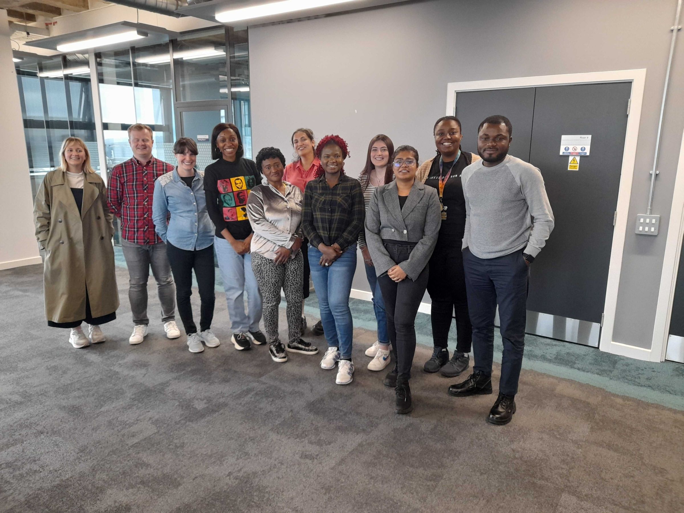 Sonya with students at a student-led audit at Strathclyde University for education for sustainable development programme Responsible Futures